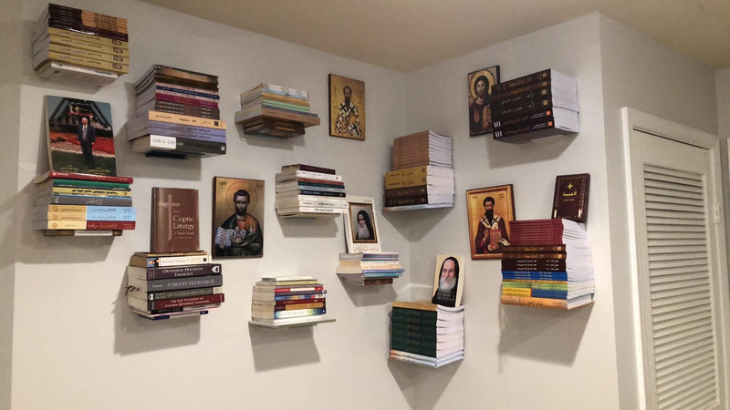 Floating Invisible Bookshelf