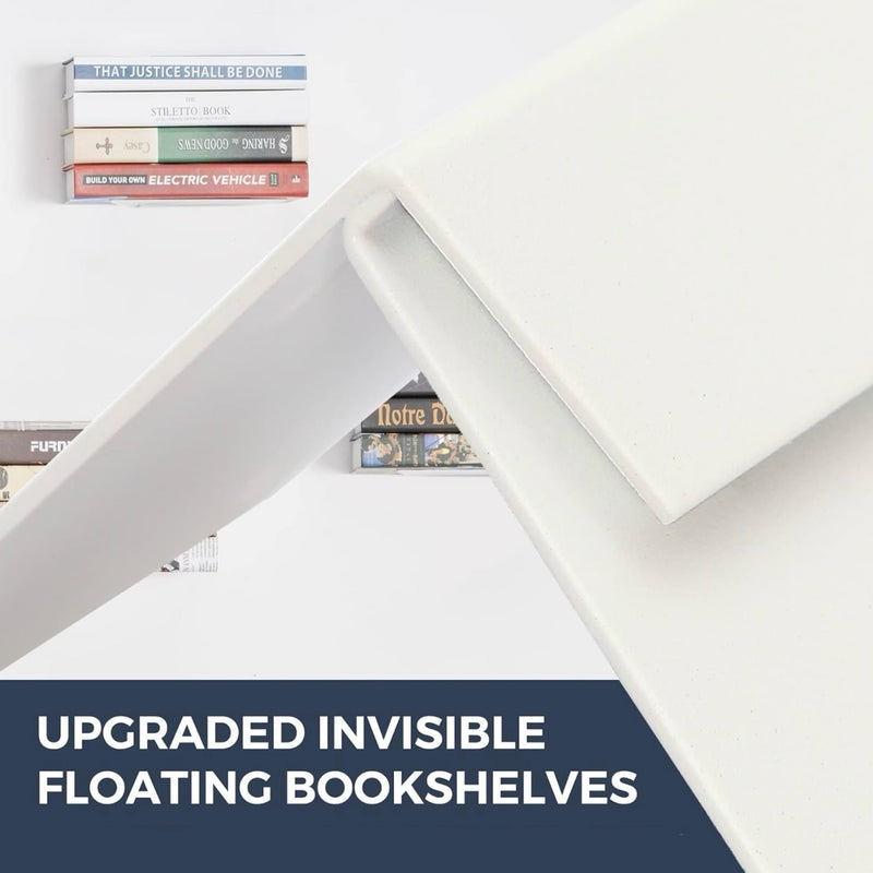 Floating Invisible Bookshelf