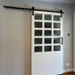 The Lattice Fluted Glass Sliding Door